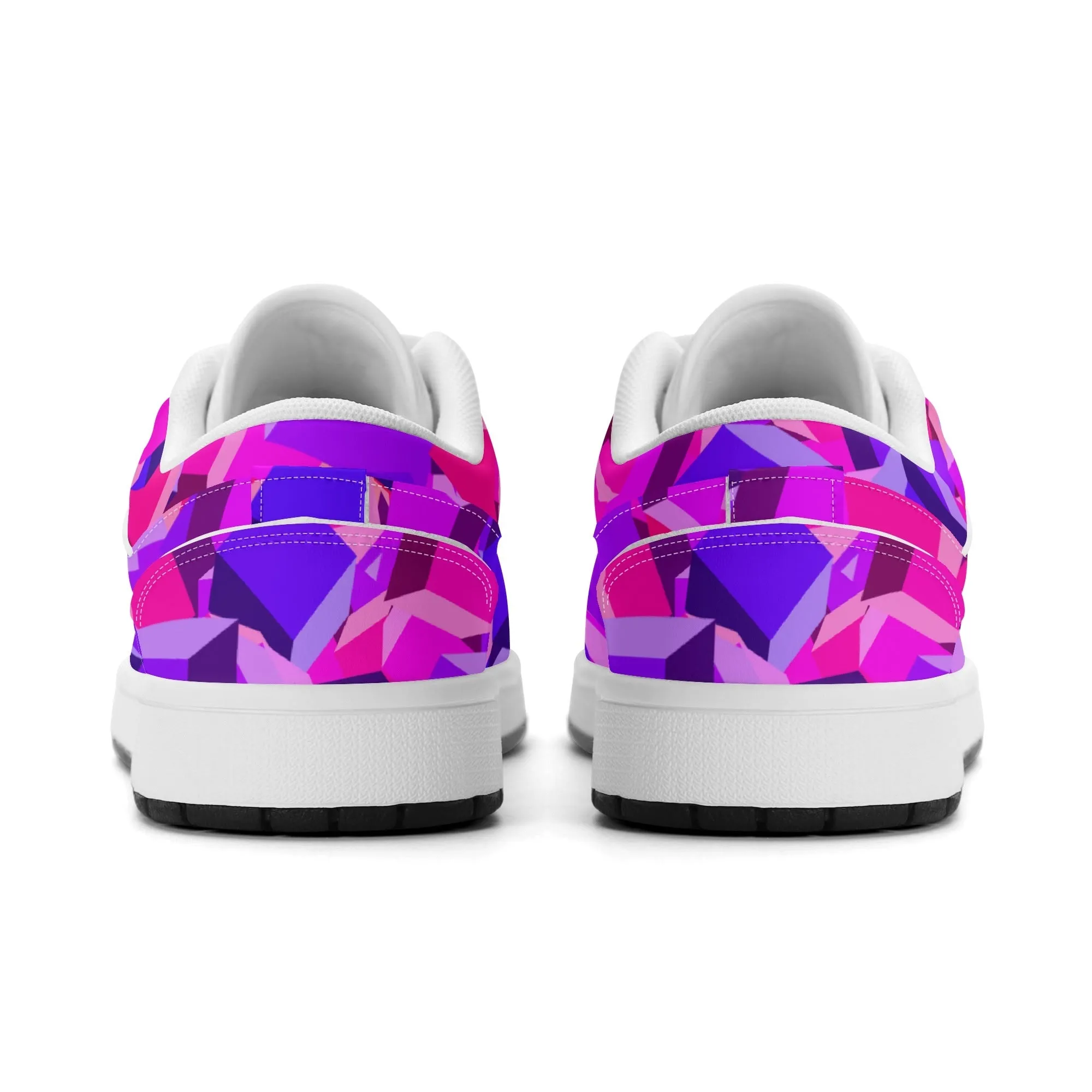 Pink Cube Low Top Leder Sneaker für Herren