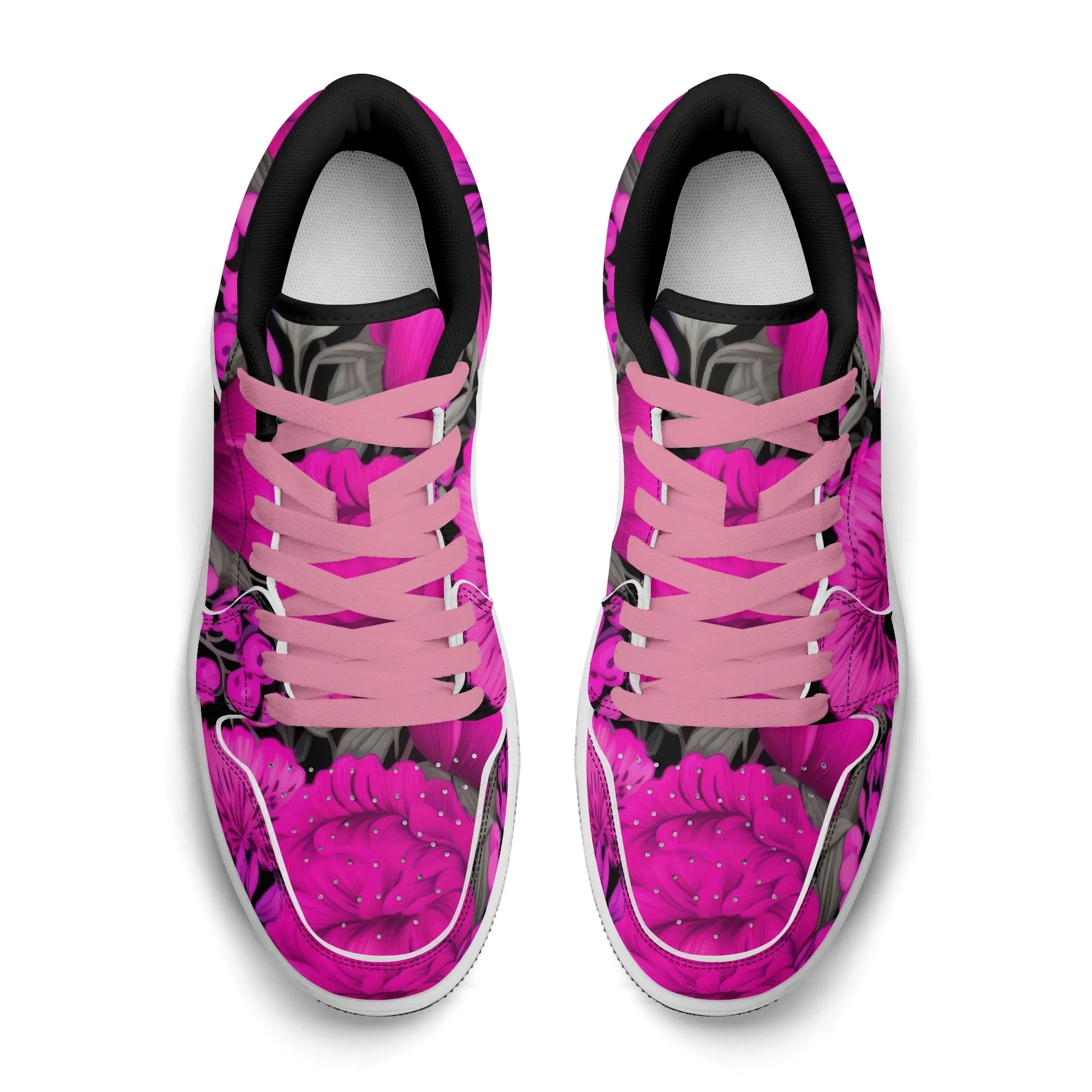 Pink Garden Low Top Leder Sneaker für Damen