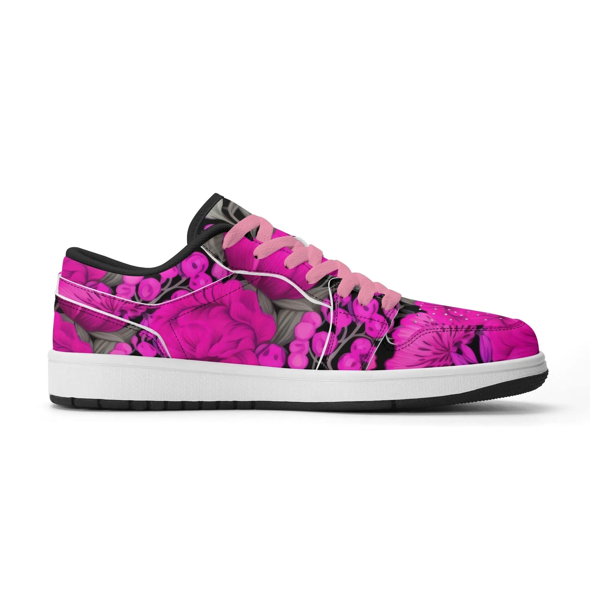 Pink Garden Low Top Leder Sneaker für Damen
