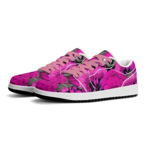 Pink Garden Low Top Leder Sneaker für Damen