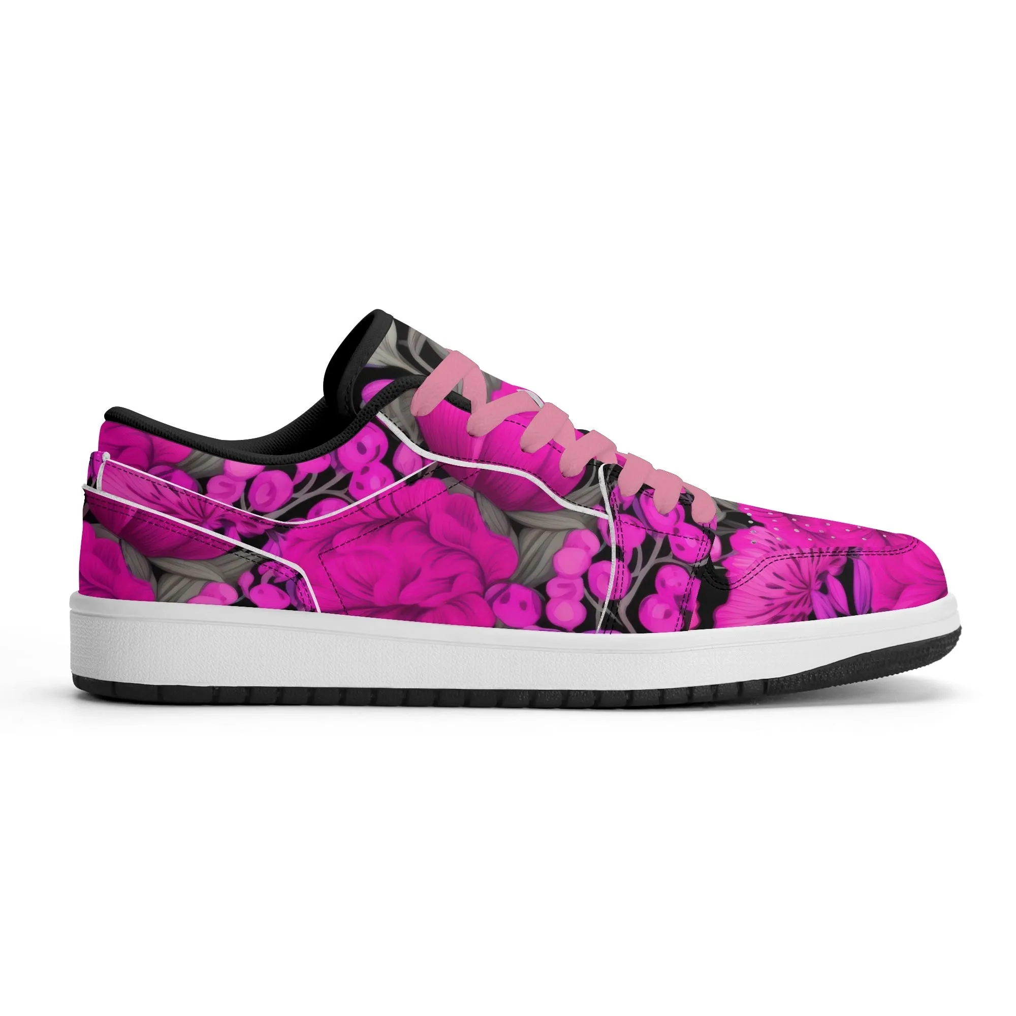 Pink Garden Low Top Leder Sneaker für Damen