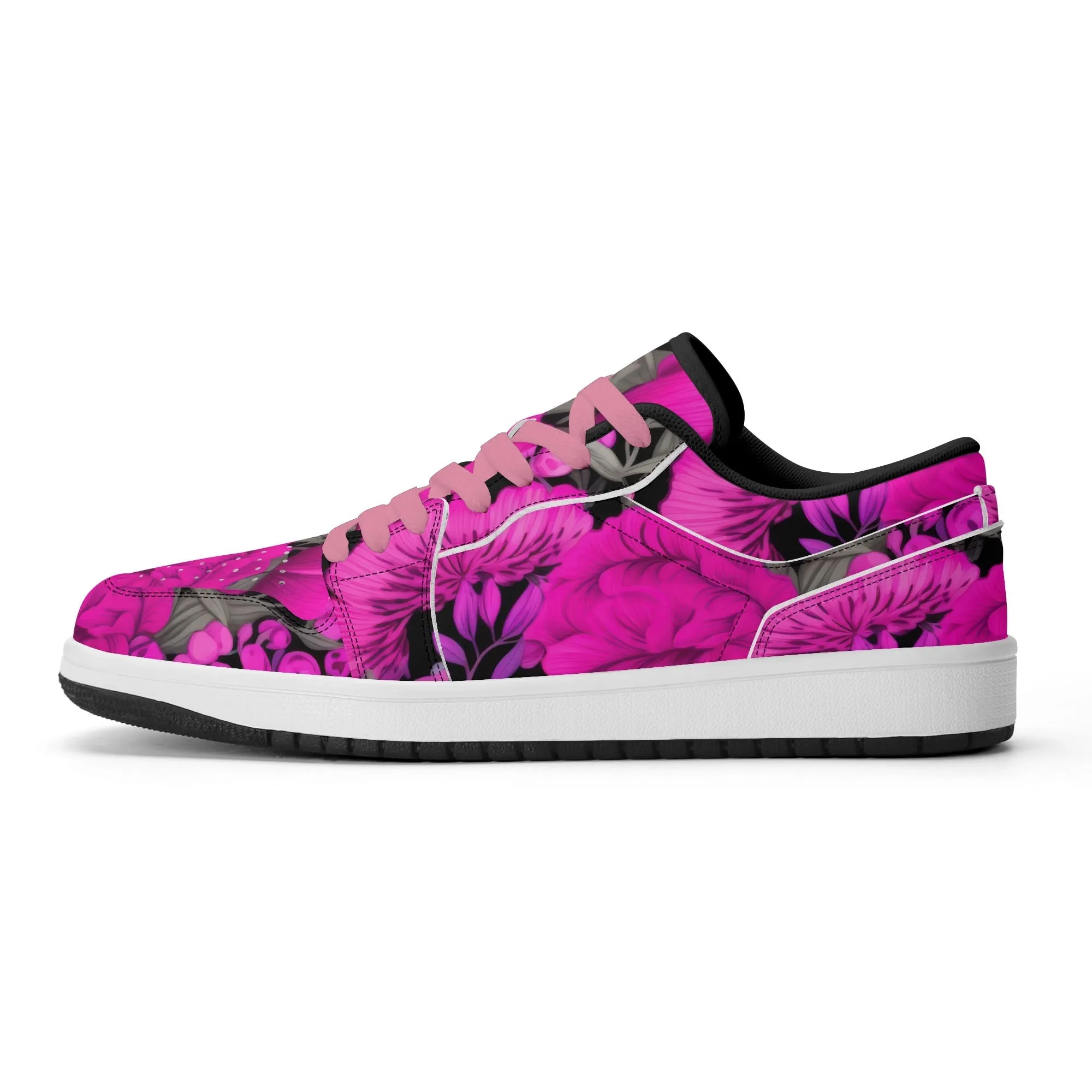 Pink Garden Low Top Leder Sneaker für Damen