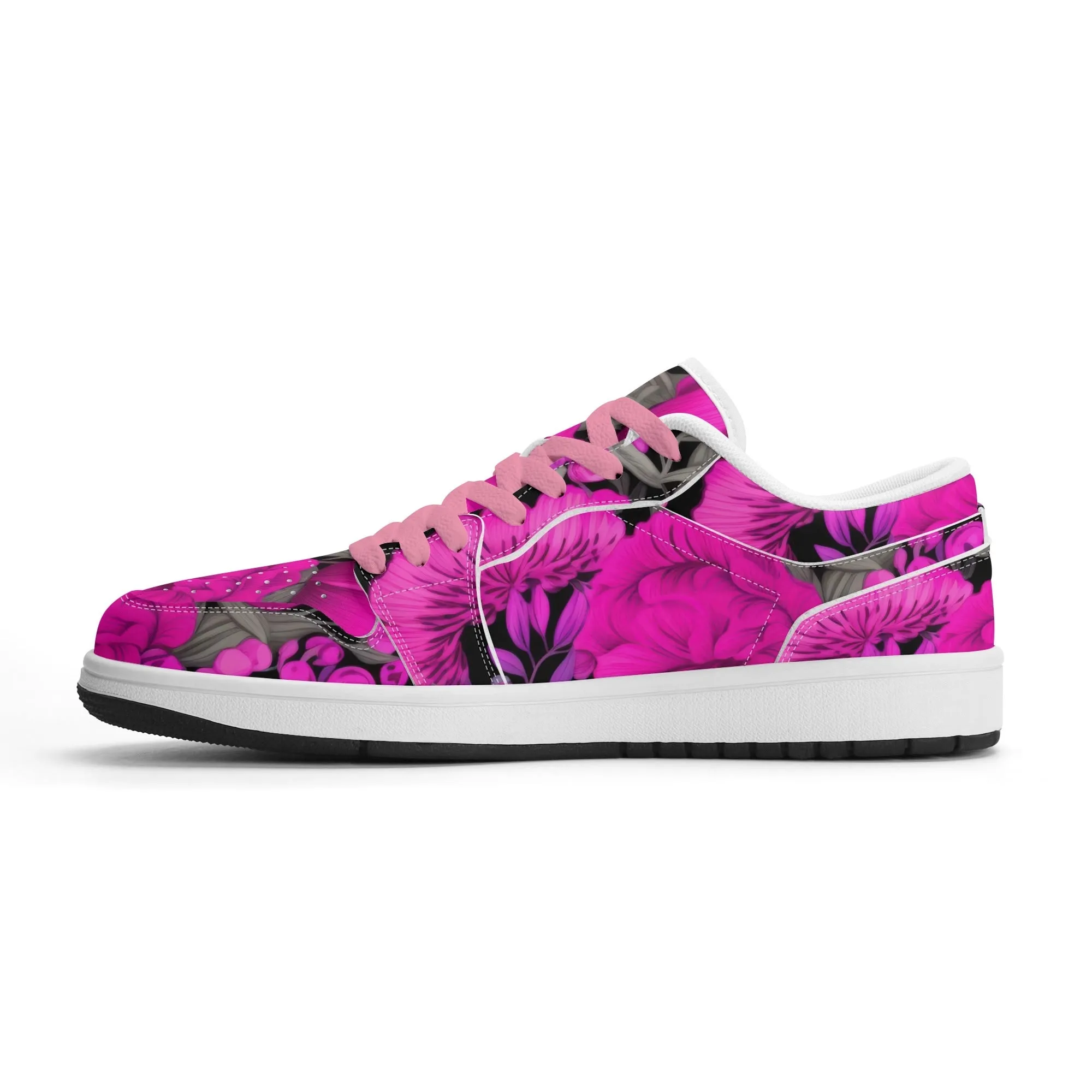 Pink Garden Low Top Leder Sneaker für Damen