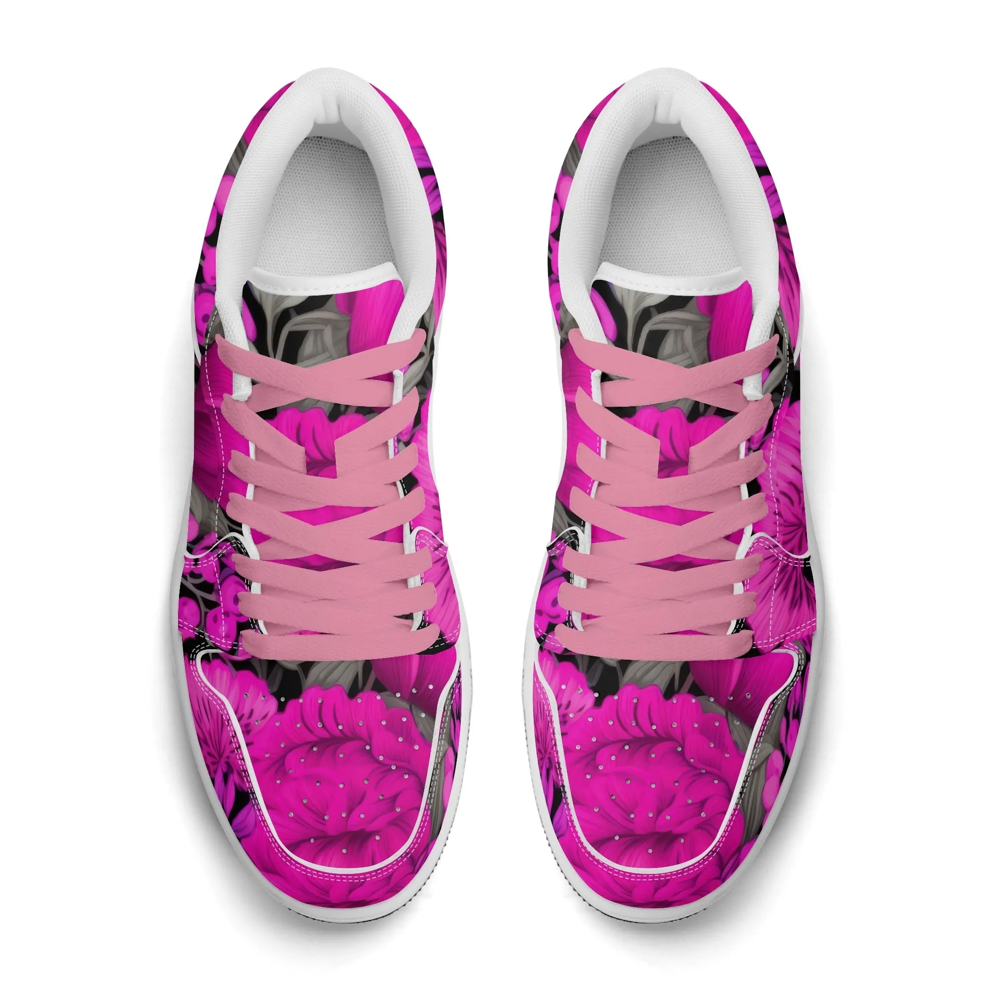 Pink Garden Low Top Leder Sneaker für Damen