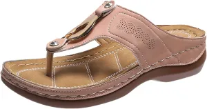 Plantar Fasciitis Sandals for Women Gold Orthopedic Shoes Non Slip Wedges for Women formal Sandals Women Plantar Fasciitis Shoe Men Womens Dress Sandals with Arch Support