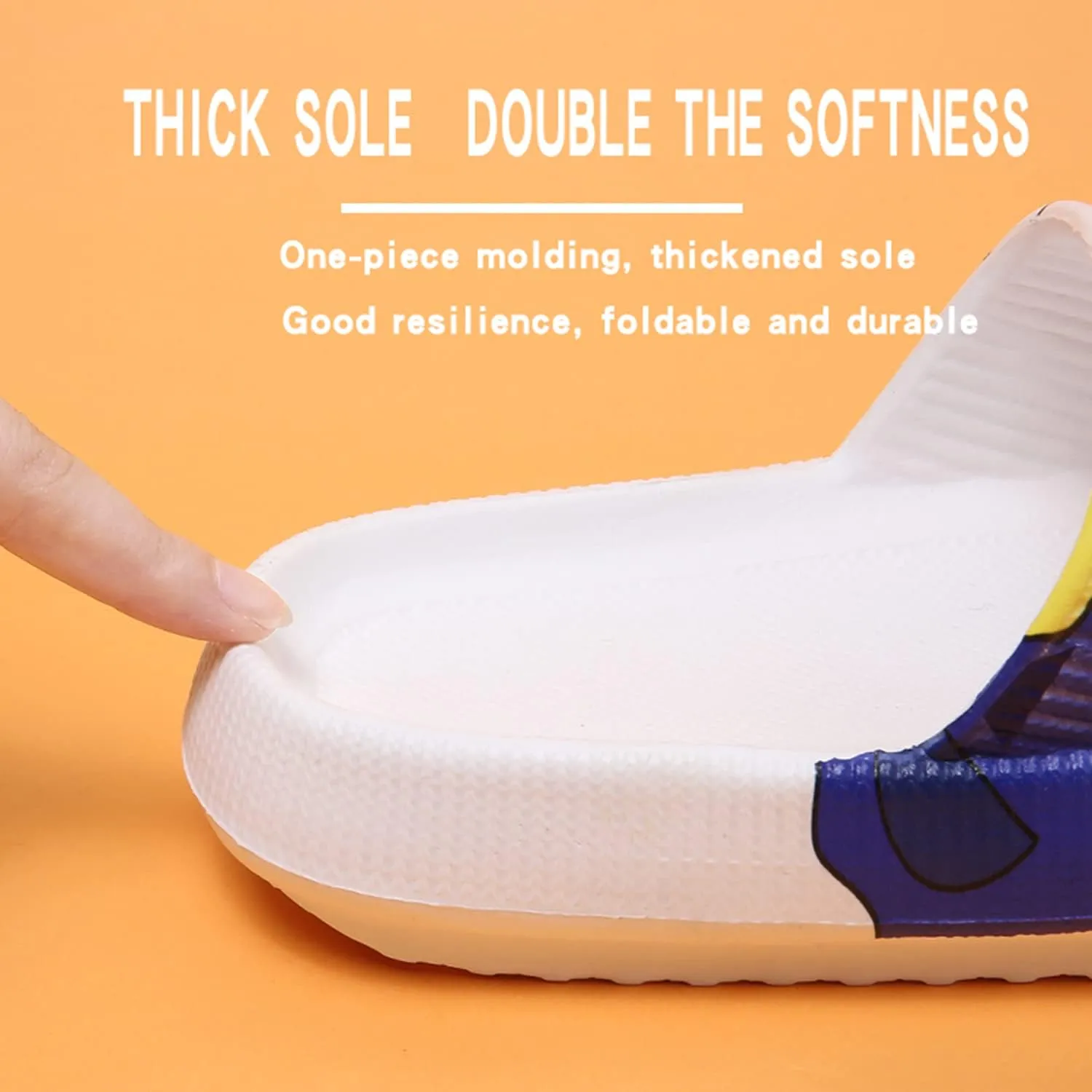 PLMOKN Slippers for women mens pillow cloud slides house indoor and outdoor summer sandals bedroom shower non-slip comfortable open toe slippers