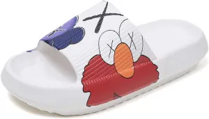 PLMOKN Slippers for women mens pillow cloud slides house indoor and outdoor summer sandals bedroom shower non-slip comfortable open toe slippers