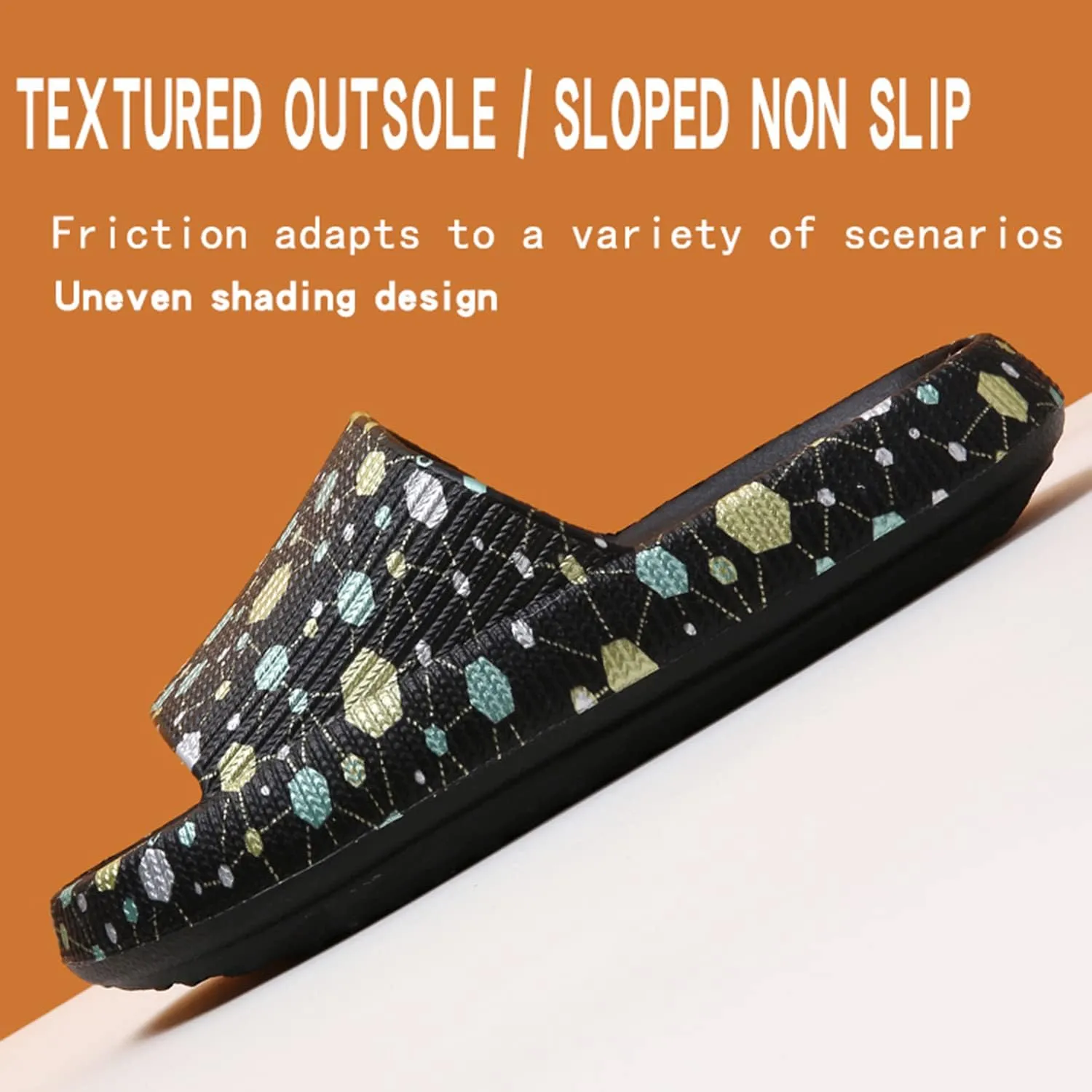 PLMOKN Slippers for women mens pillow cloud slides house indoor and outdoor summer sandals bedroom shower non-slip comfortable open toe slippers