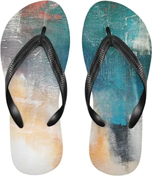 Poeticcity Flip Sandal Men Women Flip Flops for Hotel Spa Home Slippers Bedroom Travel S-XXL