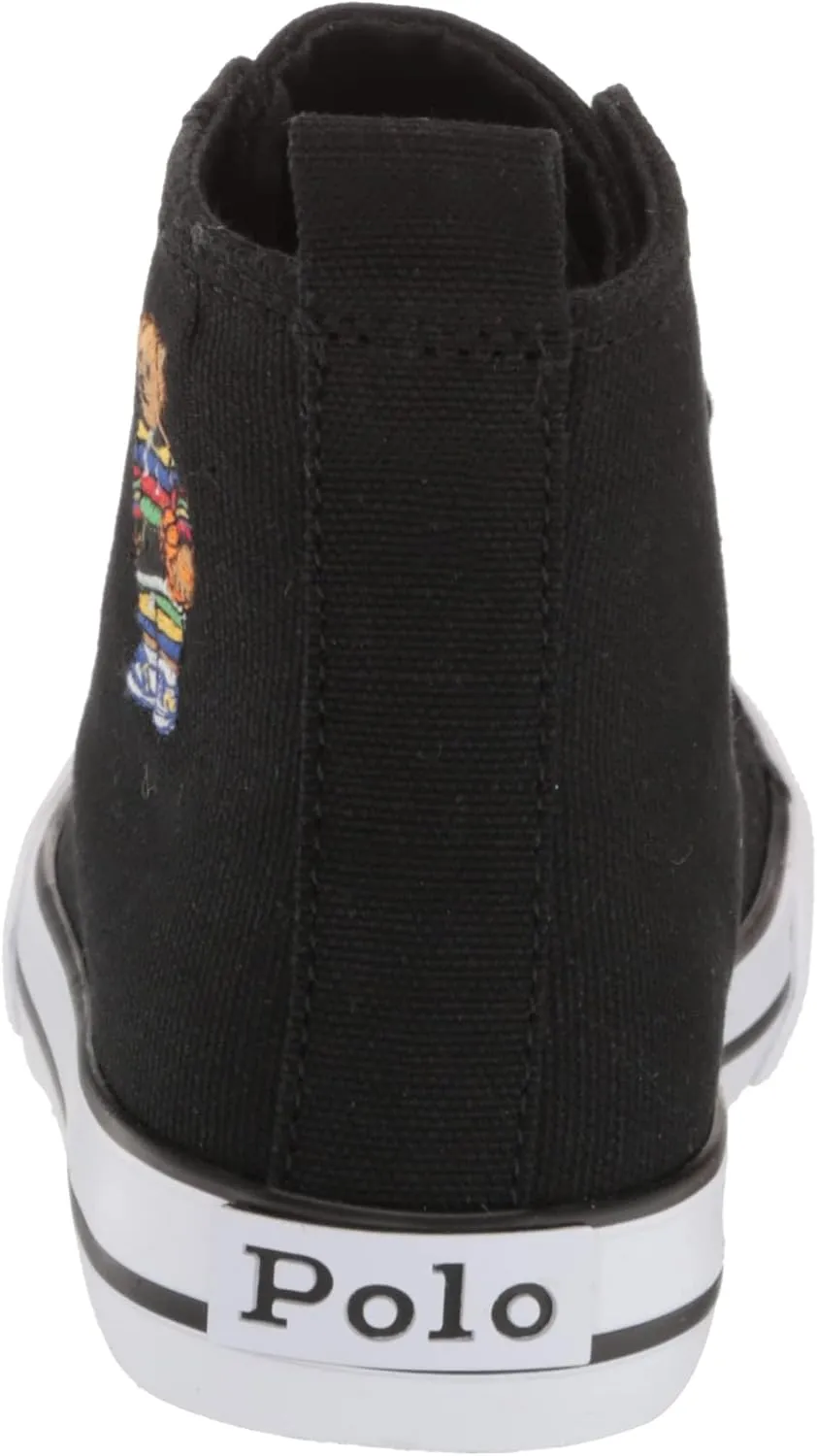 POLO RALPH LAUREN Boy's Hamptynhiiibear Blk CVS/Bball Sneaker