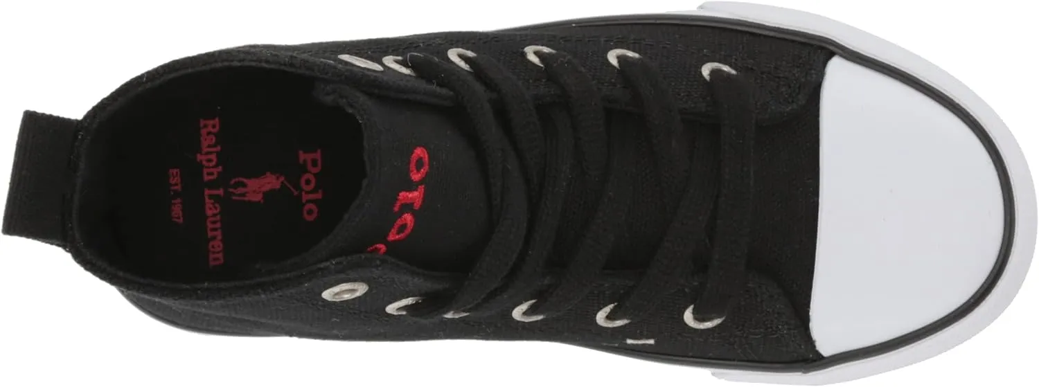 POLO RALPH LAUREN Boy's Hamptynhiiibear Blk CVS/Bball Sneaker