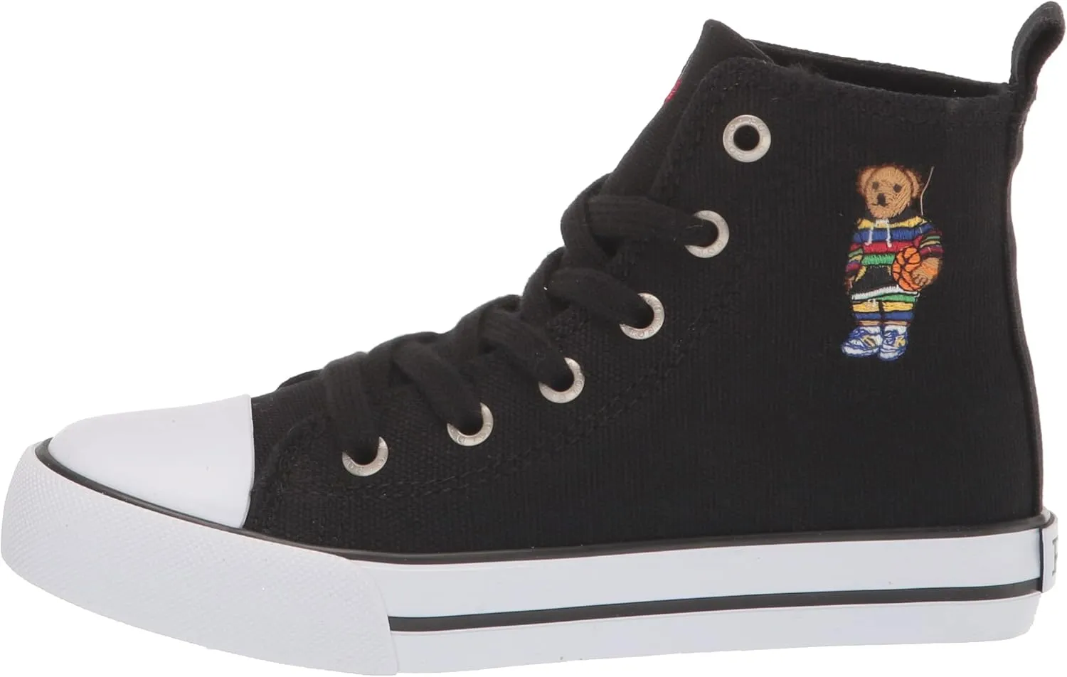 POLO RALPH LAUREN Boy's Hamptynhiiibear Blk CVS/Bball Sneaker