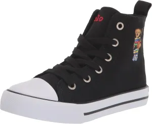 POLO RALPH LAUREN Boy's Hamptynhiiibear Blk CVS/Bball Sneaker