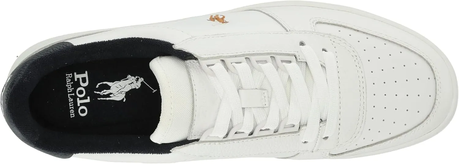 Polo Ralph Lauren Men's Court Leather Low-top Sneaker