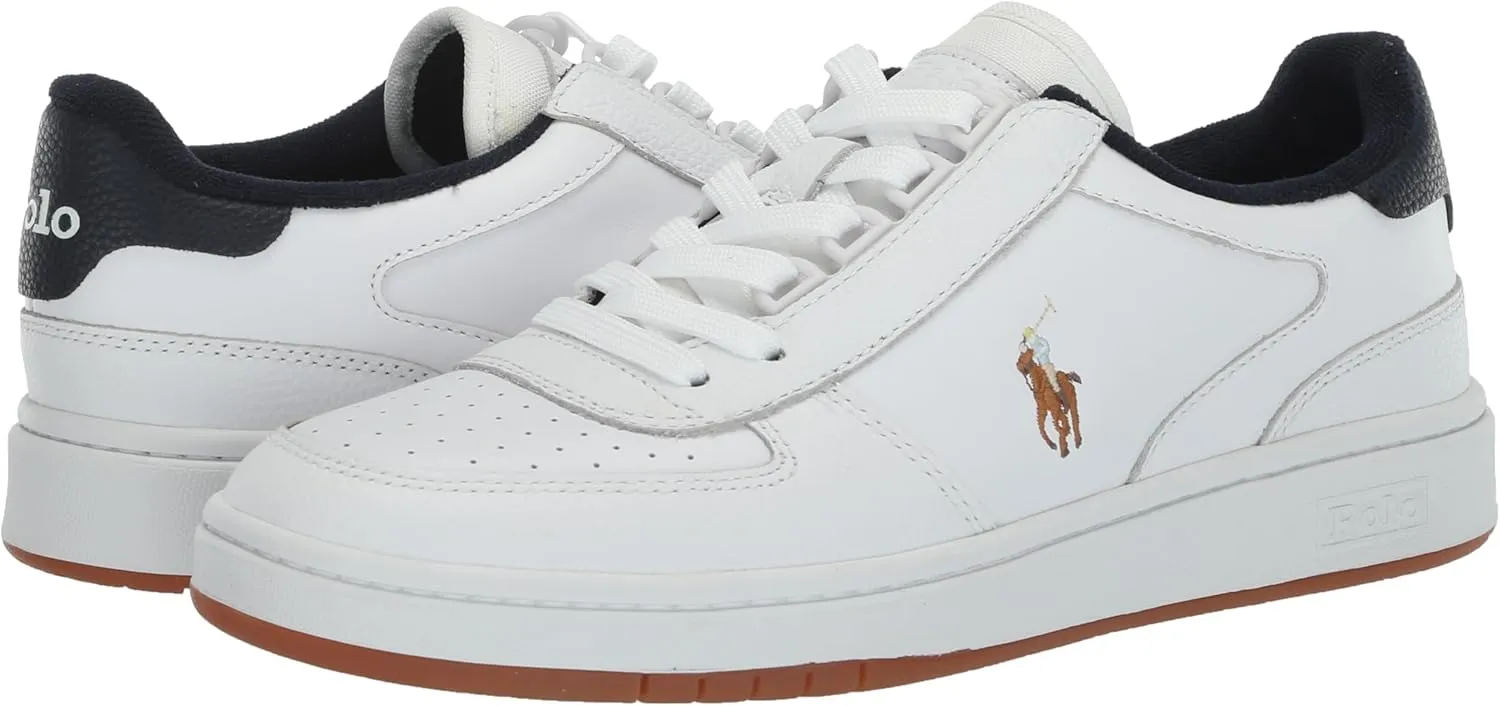 Polo Ralph Lauren Men's Court Leather Low-top Sneaker