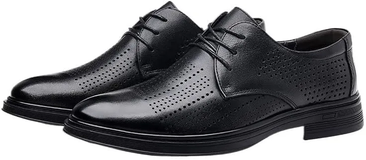Premium Brogue Oxford Shoes for Men Flexible Shock Absorption Corporate Events Evening Receptions Air-Cushioned Footbed