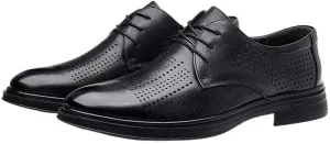 Premium Brogue Oxford Shoes for Men Flexible Shock Absorption Corporate Events Evening Receptions Air-Cushioned Footbed