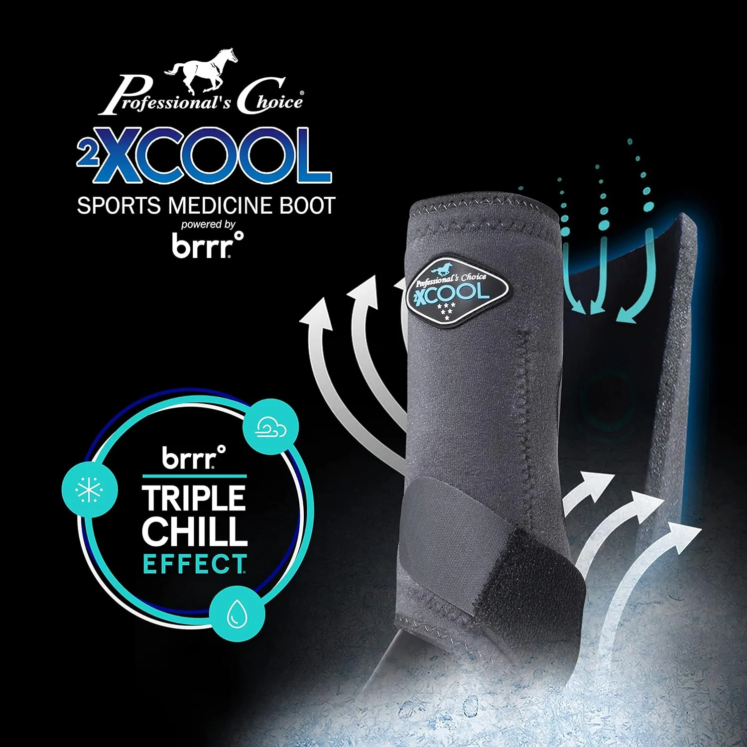 Professional's Choice 2XCOOL Sports Medicine Horse Boots | Protective & Breathable Design for Ultimate Comfort | 2 Pack (Crimson, Medium)