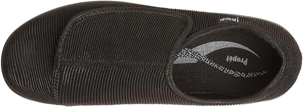 Propét Men's Cush 'N Foot Slip-On Casual Slippers Casual - Black