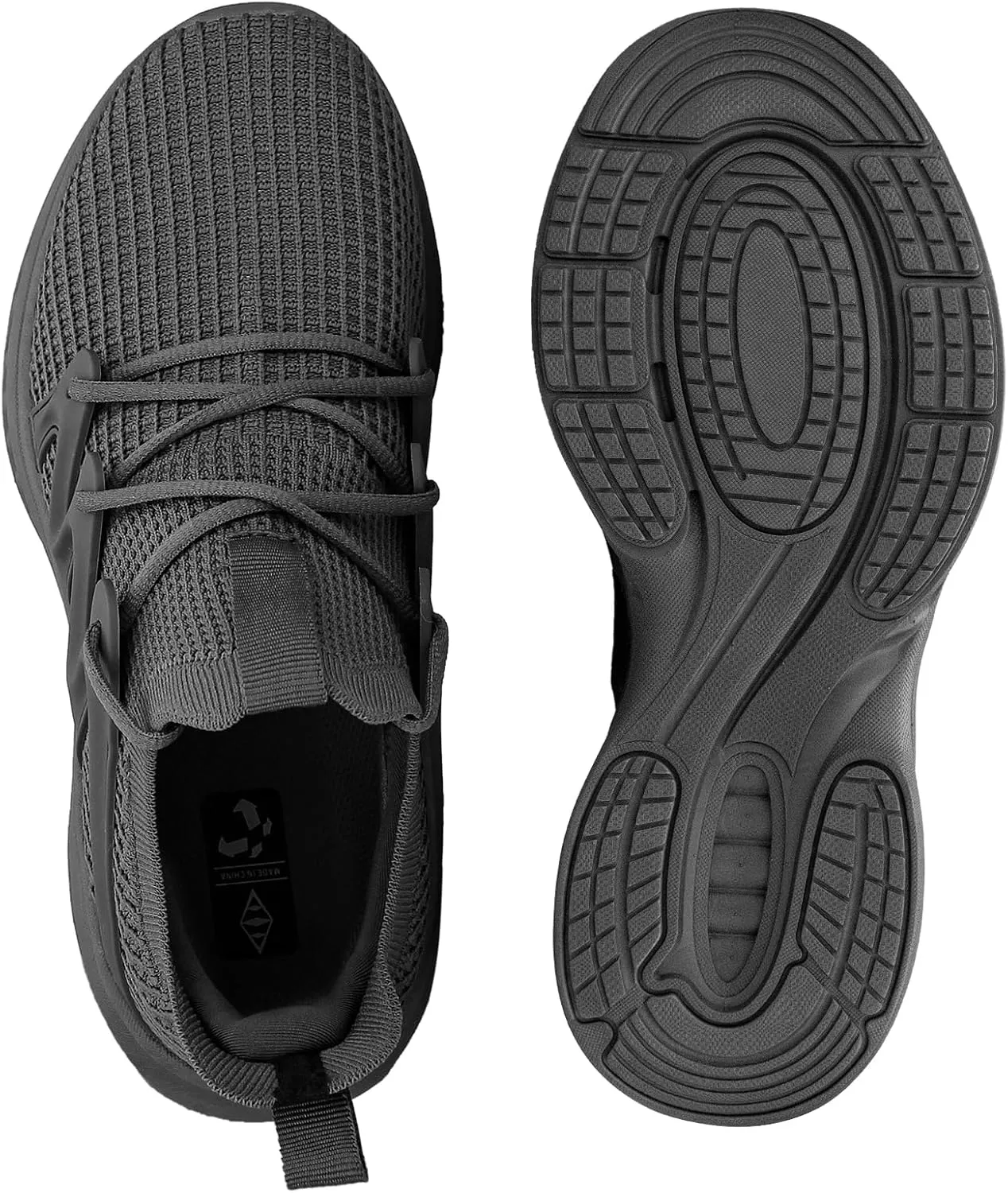 Pujcs Men's Slip on Walking Shoes Lightweight Breathable Non Slip Running Shoes Athletic Gym Tennis Shoes Sneakers for Men