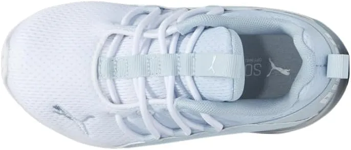 Puma Kids Boys Axelion ICY Fade Mesh Slip On Sneakers Shoes Casual - White