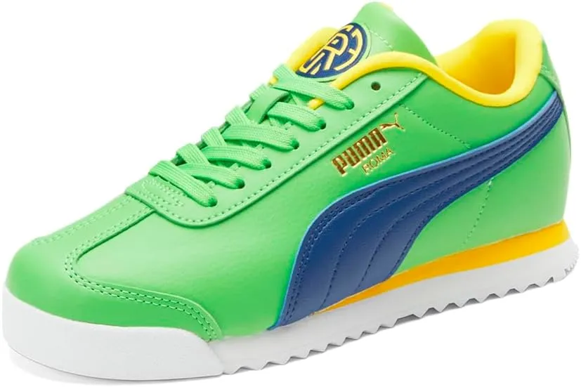 PUMA Kids Boys Roma Country Lace Up Sneakers Shoes Casual - White