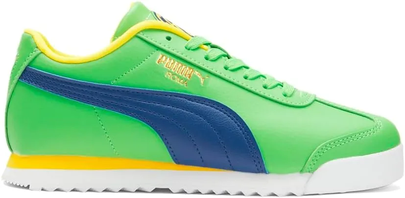 PUMA Kids Boys Roma Country Lace Up Sneakers Shoes Casual - White