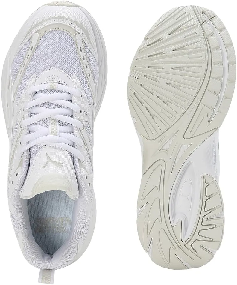 [Puma] Men's Fashion Sneakers - White - Size 9 - Mod. Morfick Base