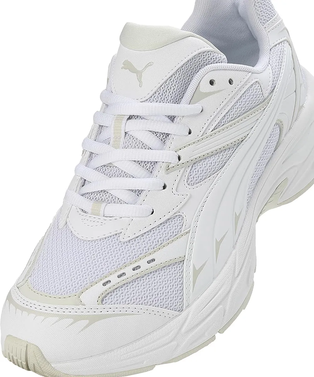 [Puma] Men's Fashion Sneakers - White - Size 9 - Mod. Morfick Base