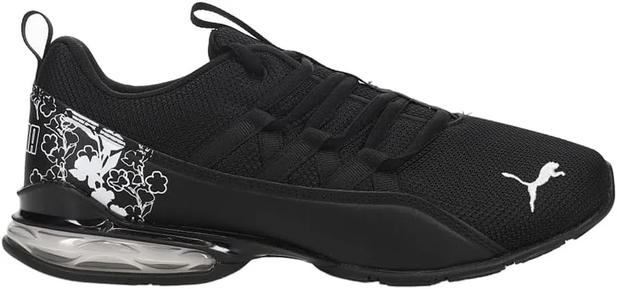 PUMA Womens Riaze Prowl Floral Lace Up Sneakers Shoes Casual - Black - Size 10 M