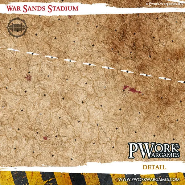 PWork - Blood Bowl - War Sands Stadium - Fantasy Football Mat