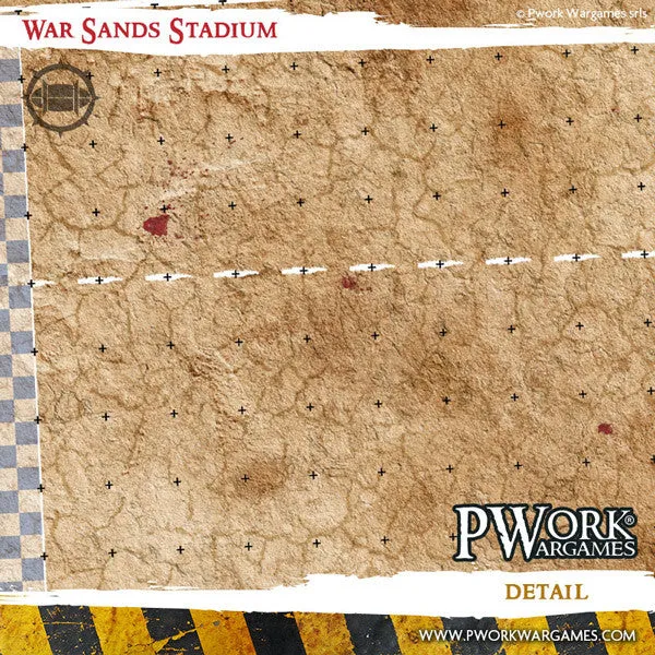 PWork - Blood Bowl - War Sands Stadium - Fantasy Football Mat