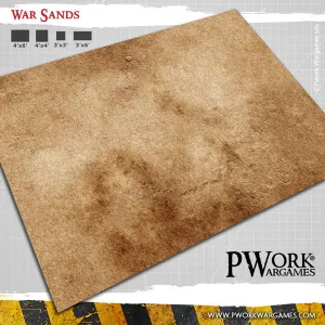 PWork - War Sands - Wargames Terrain Mat - 4X6'