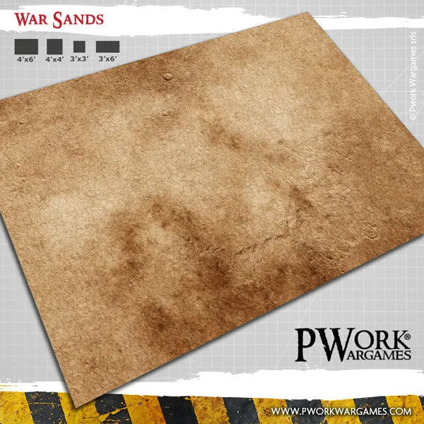 PWork - War Sands - Wargames Terrain Mat - 4X6'