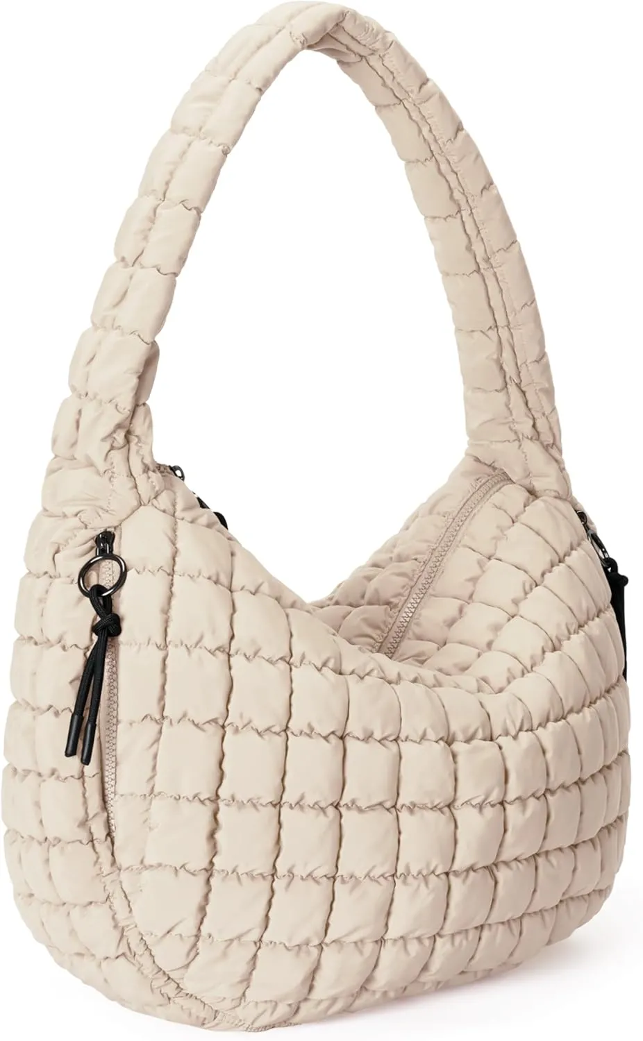 Quilted Tote Bag Large Quilting Cute Puffer Shoulder Bag Lightweight Quilted Padding Hobo Bag for Women Winter Fashion
