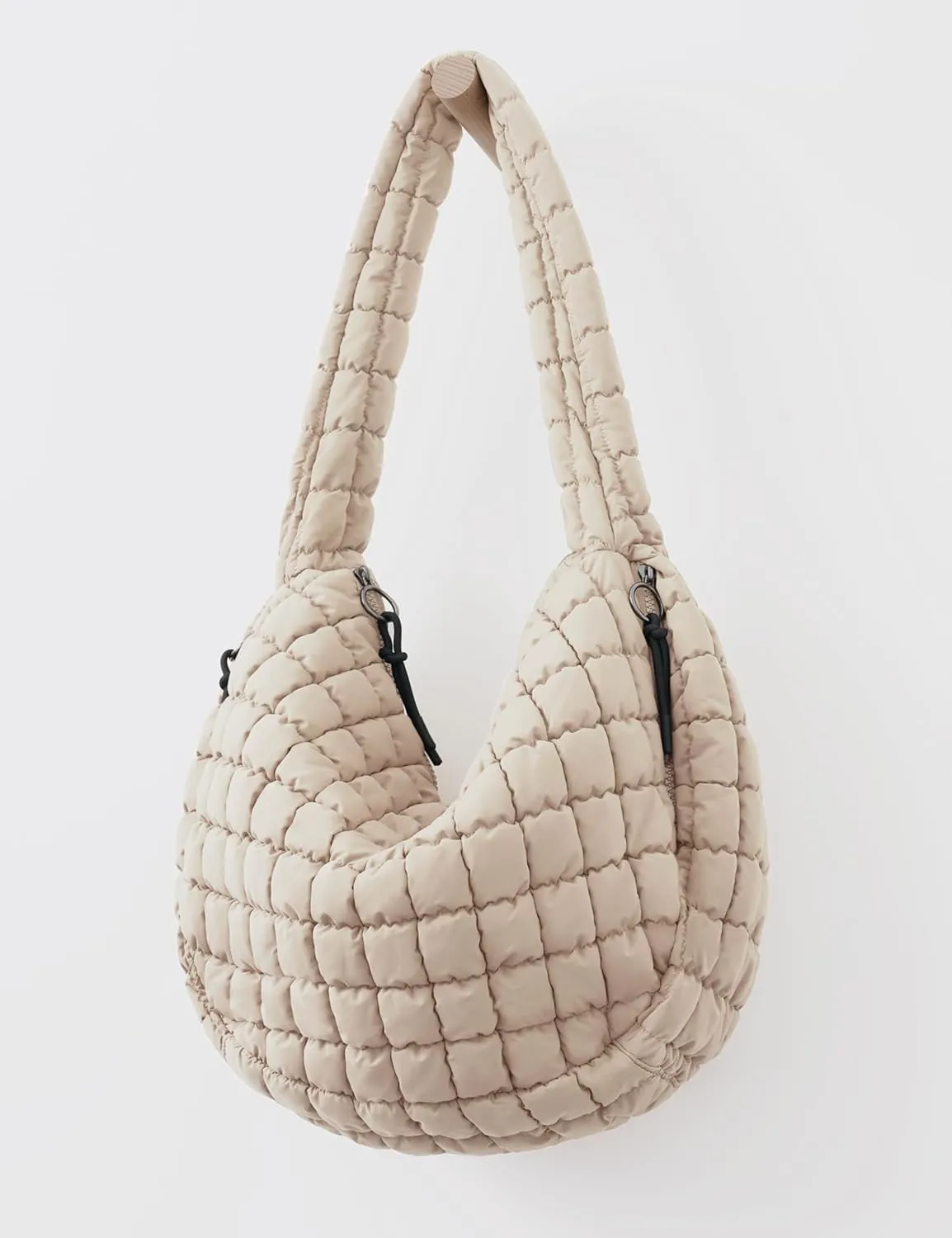 Quilted Tote Bag Large Quilting Cute Puffer Shoulder Bag Lightweight Quilted Padding Hobo Bag for Women Winter Fashion