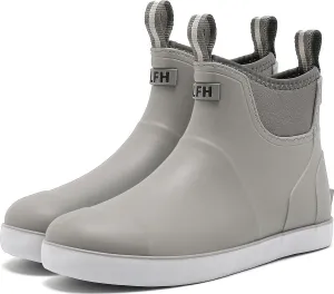 Rain Boots for Men, Waterproof Ankle Mens Deck Boots Anti-Slip Comfort Rubber Boots Chelsea Garden Shoes for Yard Fishing Outdoor Work