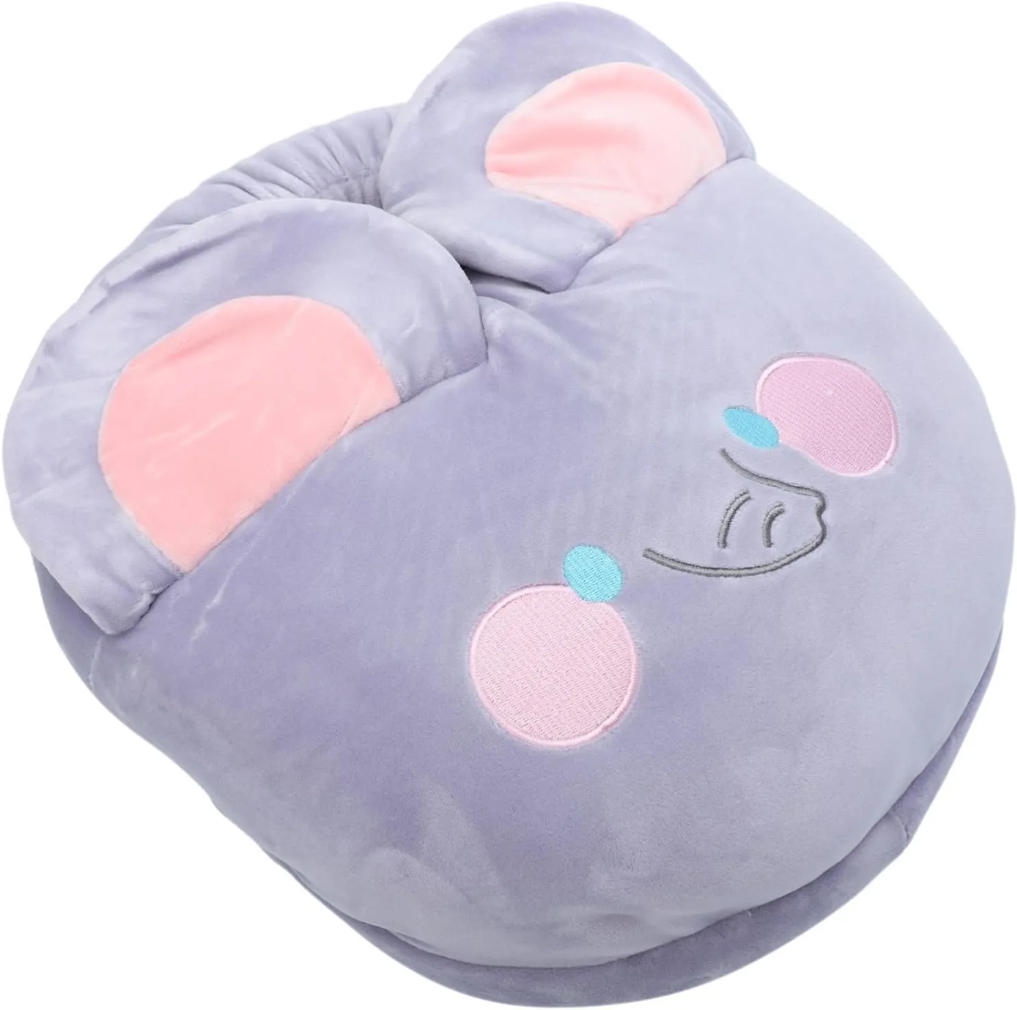 Rapid Heating Foot Warmer Shoes Plush Foot Massager Slippers for Cold Weather