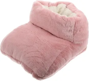 Rechargeable Foot Warmer Heating Pad Plush Quick Warm Electric Shoe Heater for Winter