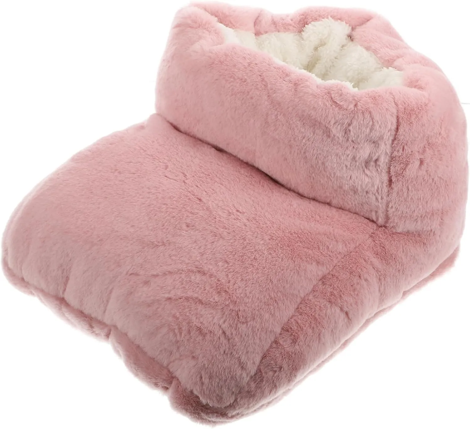 Rechargeable Foot Warmer Heating Pad Plush Quick Warm Electric Shoe Heater for Winter