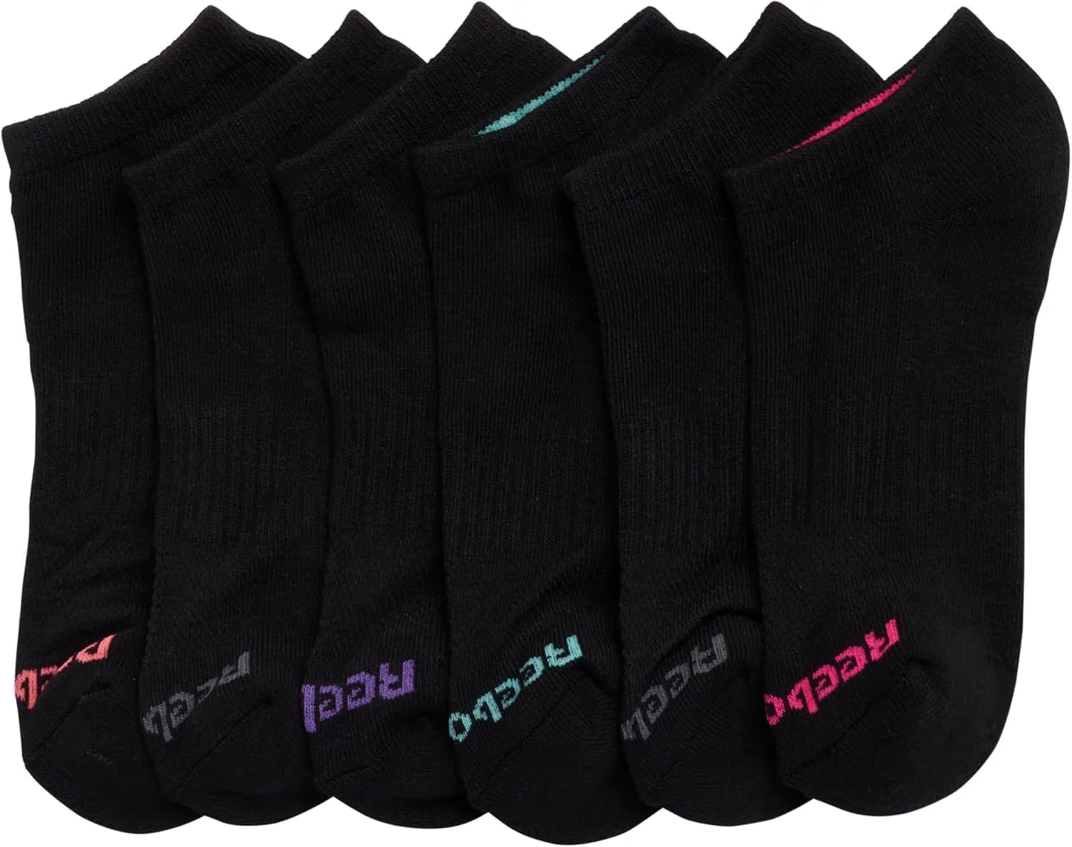 Reebok Women's Athletic Socks - Performance Cushioned Low Cut Socks (6 Pack)