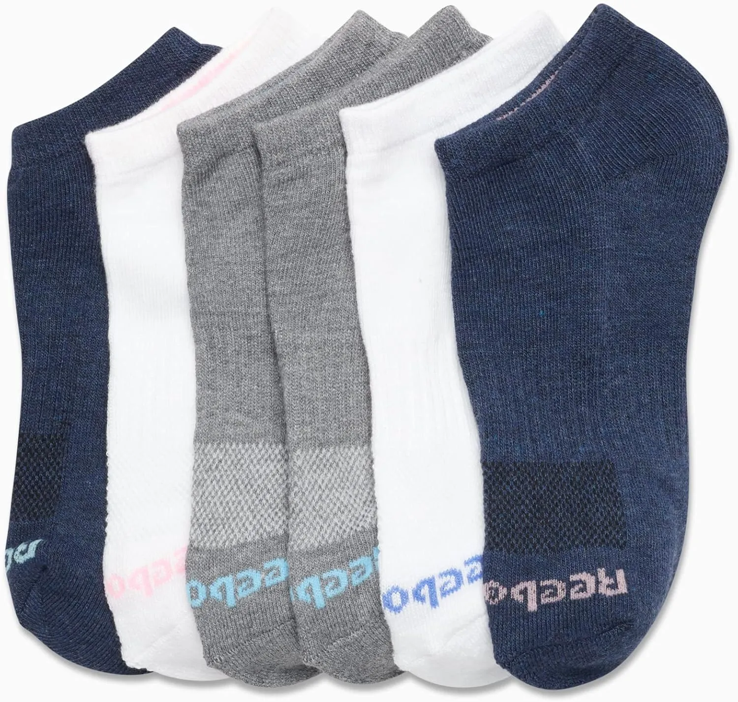 Reebok Women's Athletic Socks - Performance Cushioned Low Cut Socks (6 Pack)