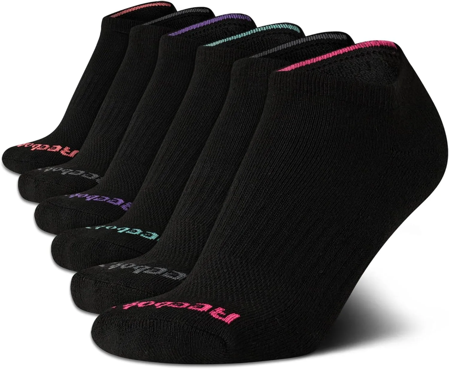 Reebok Women's Athletic Socks - Performance Cushioned Low Cut Socks (6 Pack)