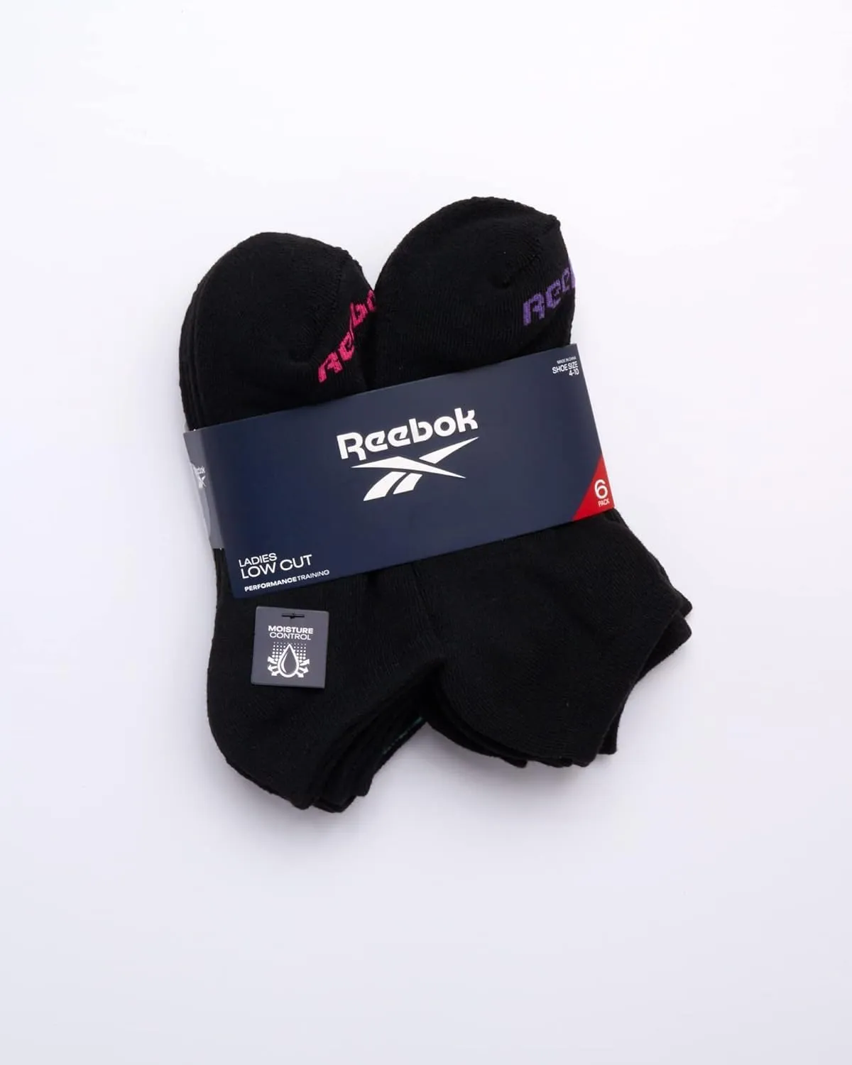 Reebok Women's Athletic Socks - Performance Cushioned Low Cut Socks (6 Pack)