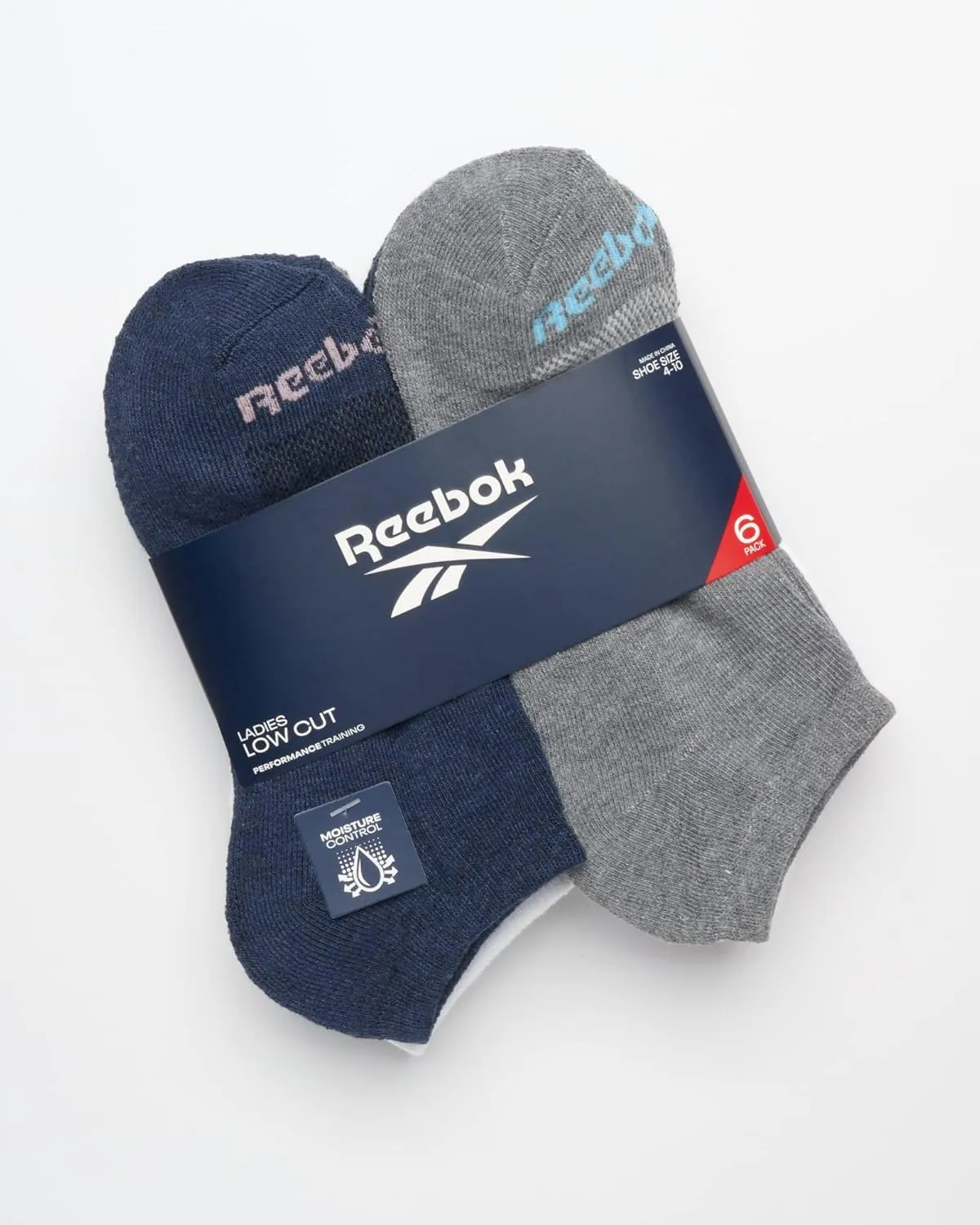 Reebok Women's Athletic Socks - Performance Cushioned Low Cut Socks (6 Pack)