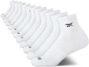 Reebok Womens Quarter Socks - 12 Pack Performance Arch Support Ankle Socks - Cushioned Athletic Socks for Women (Size: 4-10)