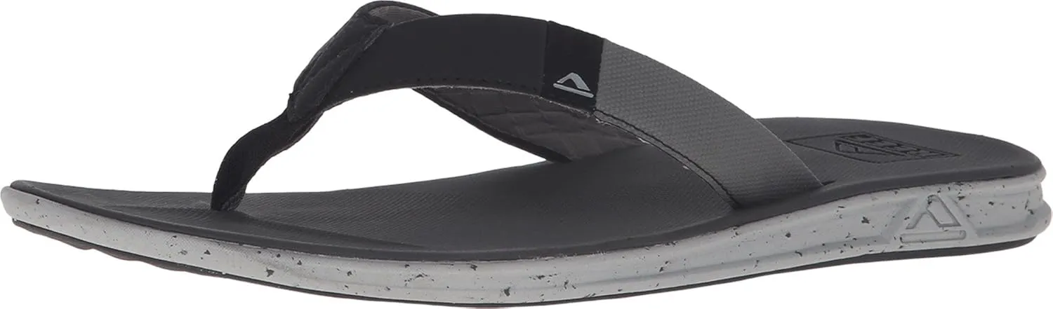 Reef Men's Slammed Rover Flip Flop, Grey, 8 M US