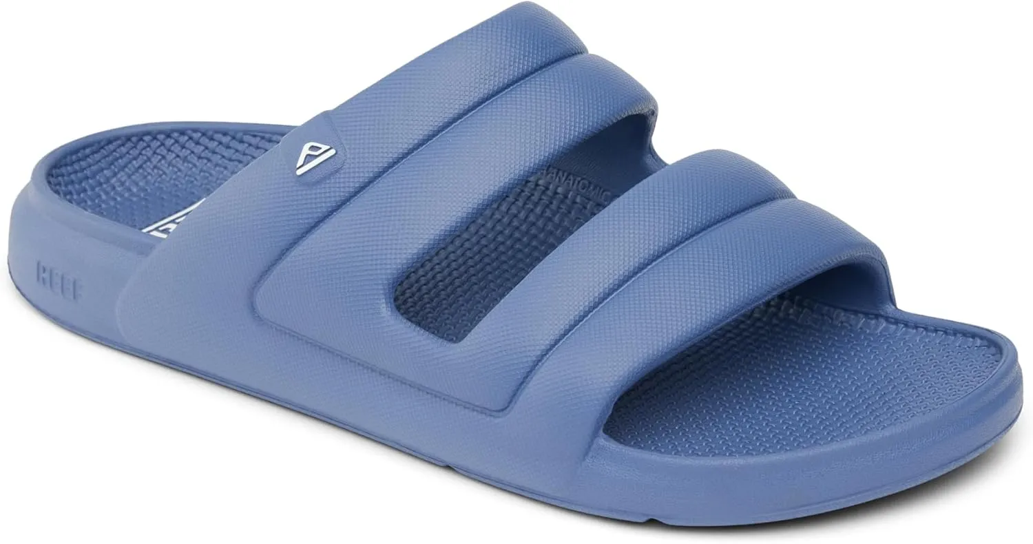 REEF Oasis Two-Bar Men's Waterproof Slide Sandal, Lightweight and Flexible, Arch Support