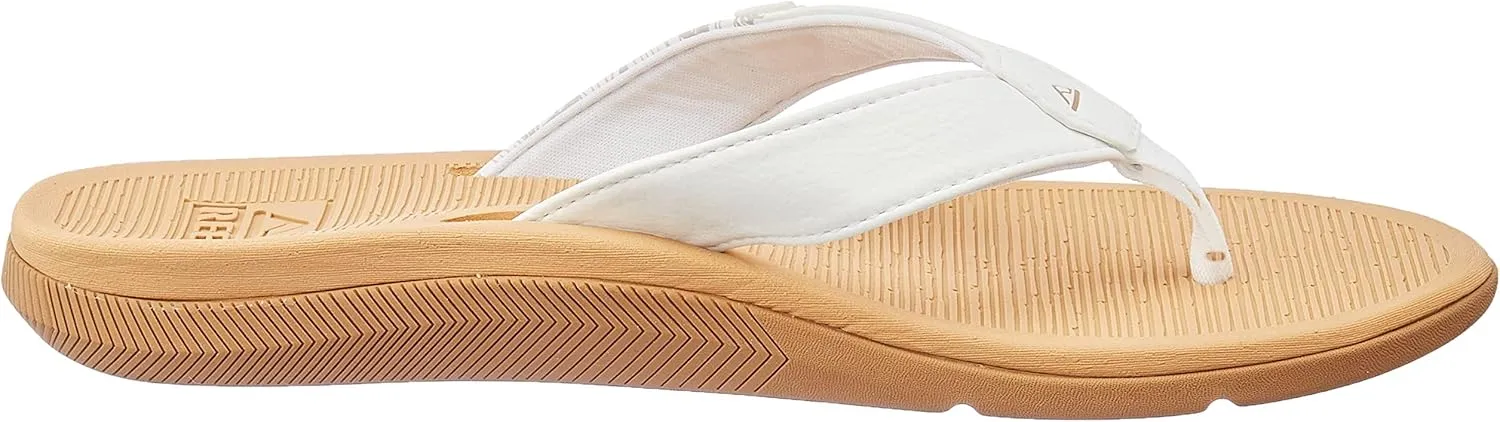 REEF Santa Ana Women's Flip Flop, Arch Support, Water Friendly, Non Marking Outsole