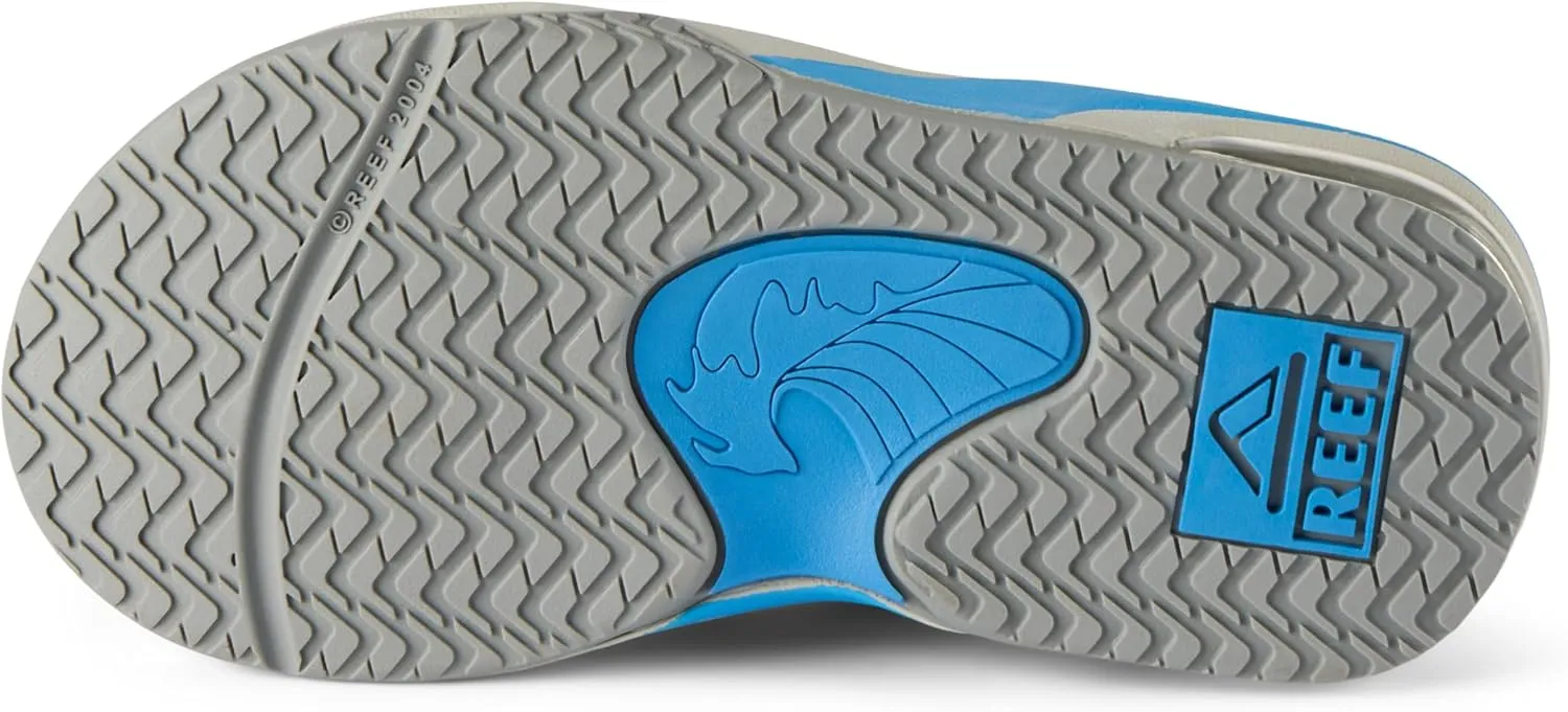 REEF Toddler/Little Kid Fanning Flip Flop, Arch Support, Durable Outsole, Water Friendly, Backstrap